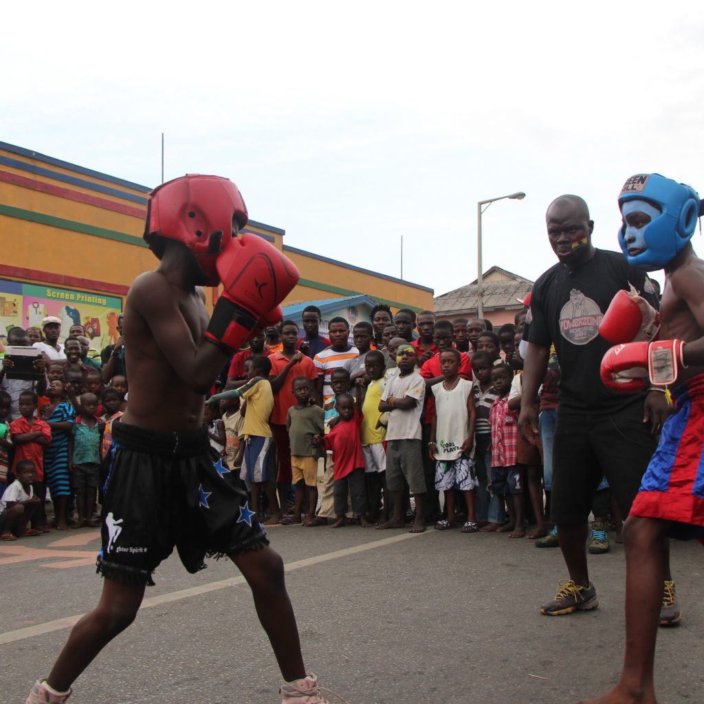 Boxing at Chale Wote festival